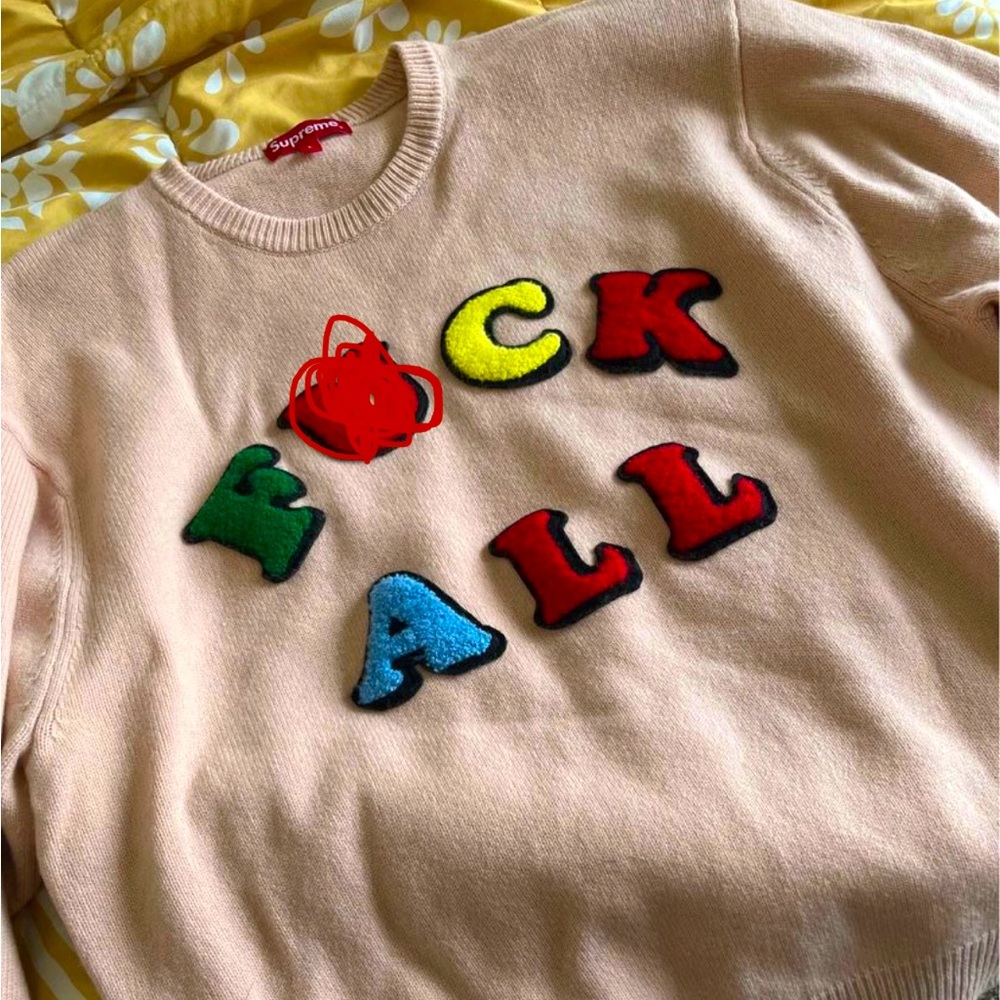 Supreme + Jamie Reid Knit Sweater